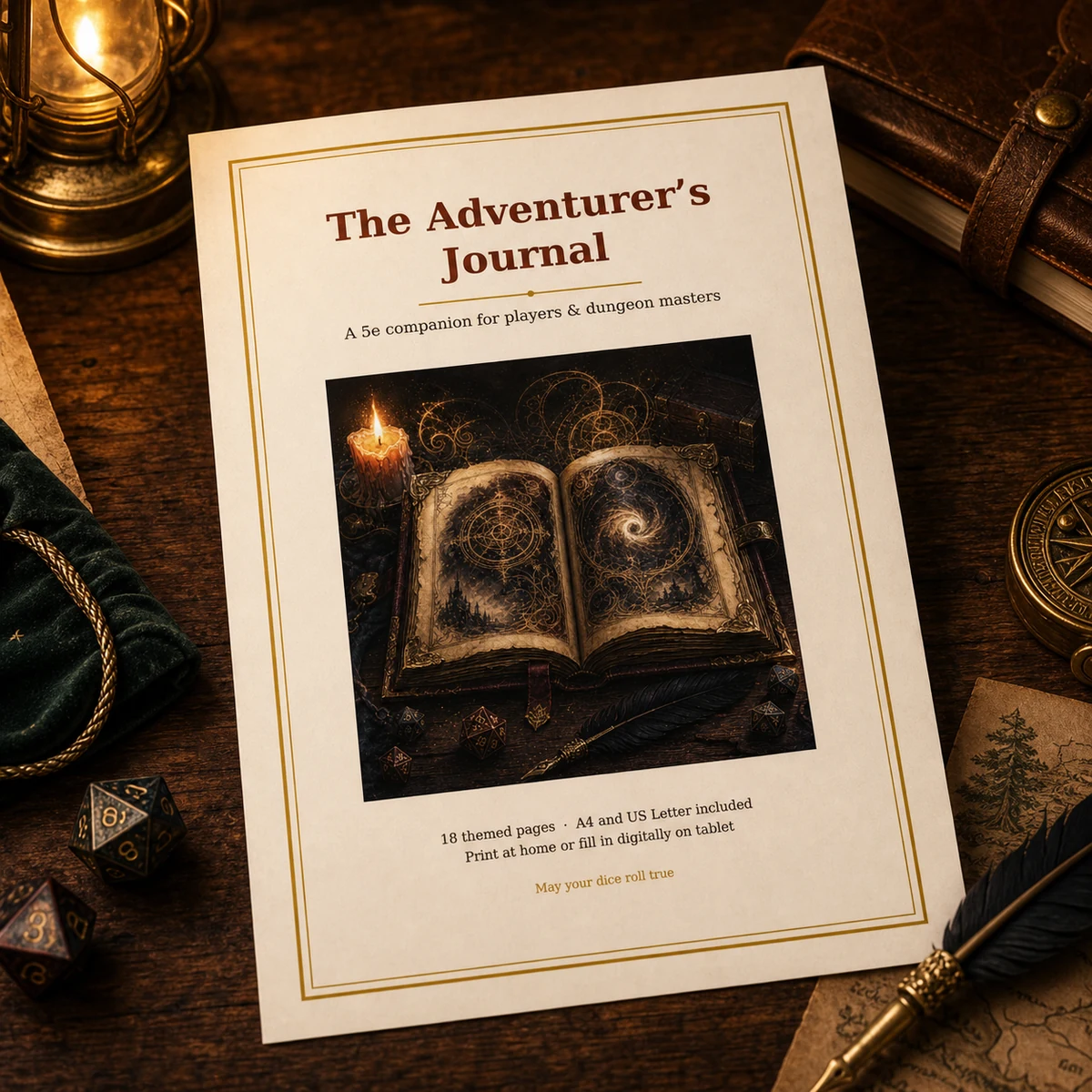 DnD Character Journal Printable 5e