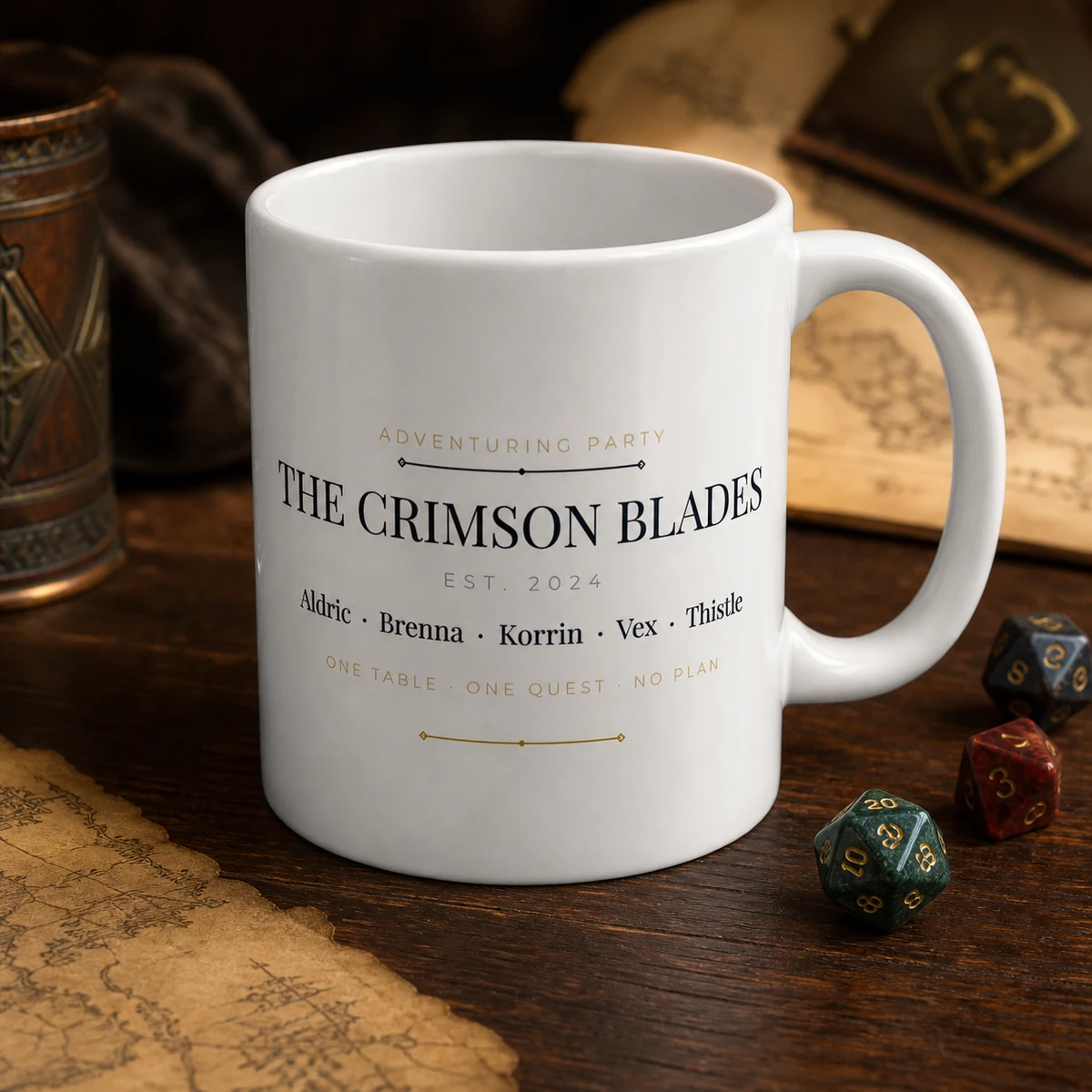 Custom Adventuring Party Mug — 11oz