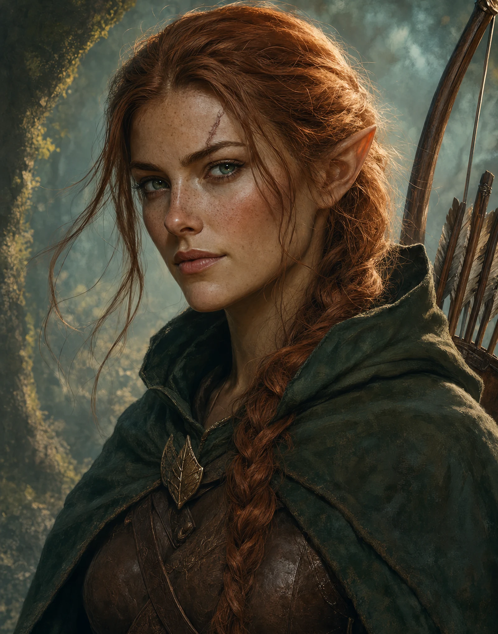Custom D&D Character Portrait — Framed Print — Custom Character Portrait Framed Print Art Preview